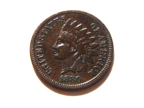 1880 Indian Head Cent
