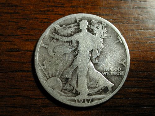1917 Walking Liberty Half Dollar NICE