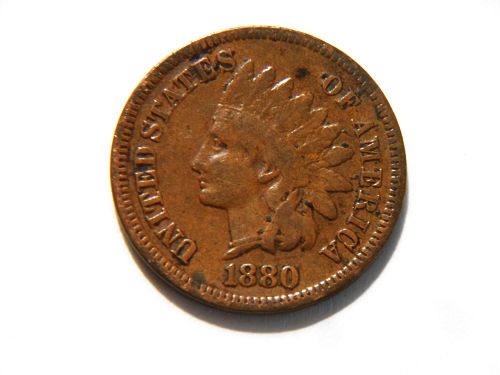 1880 Indian Head Cent