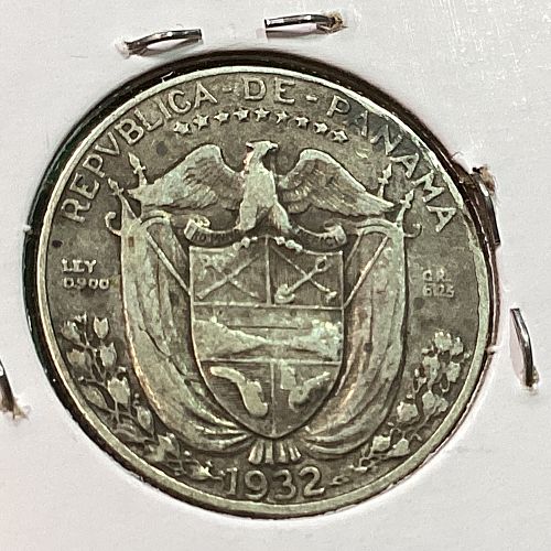 1932 Panama Silver 1/2 Balboa