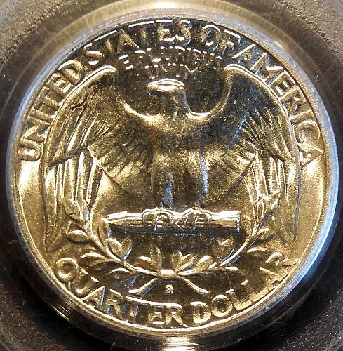 1941 S Washington Quarter PCGS MS62