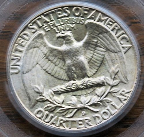1953 D Washington Quarter PCGS MS65