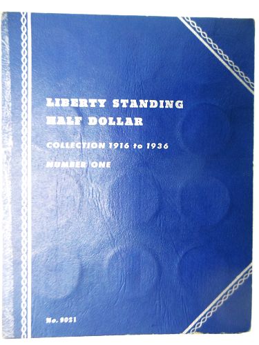 Liberty Standing Silver Half Dollar Album #1 1916 to 1936 (23 Coins) Included