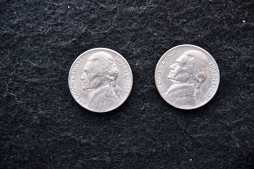 1955-D Jefferson Nickels