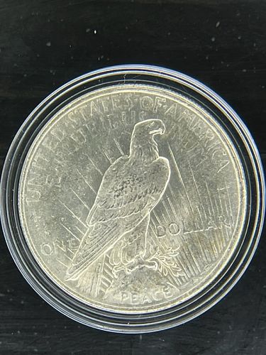 1924-P Peace Dollar In Box