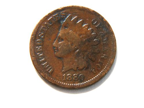 1880 Indian Head Cent