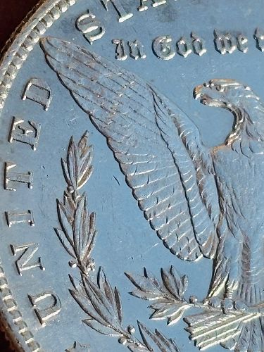 1880-S Morgan Dollar - stunning, blast shine
