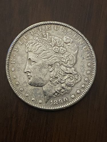 1890-S- Morgan Dollar