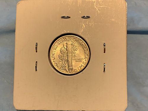 Beautiful 3 pc 1941 PDS Mercury dimes ms63 + with full bands uncirculated