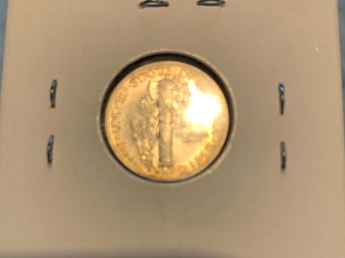 Beautiful 3 pc 1941 PDS Mercury dimes ms63 + with full bands uncirculated