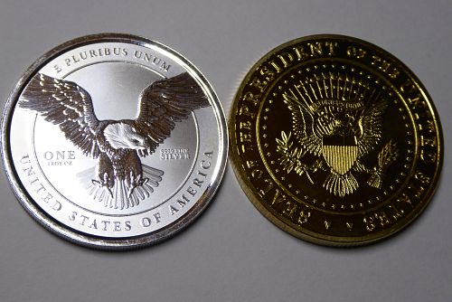 2024 TRUMP reverse proof silver Round @ 9999 silver