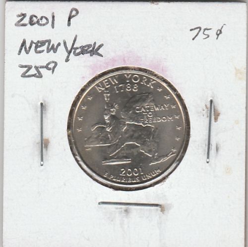2001   P NEW YORTK  QUARTER