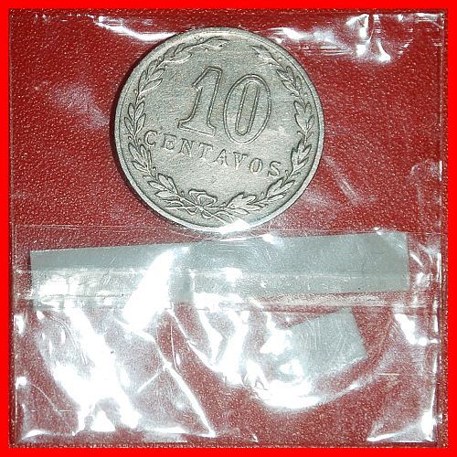 Ⰶ STARS of DAVID (1896-1942): ARGENTINA ★ 10 CENTAVOS 1930! IN HOLDER!