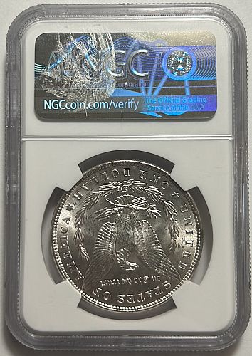1886 Morgan Silver Dollar  MS64. S-7