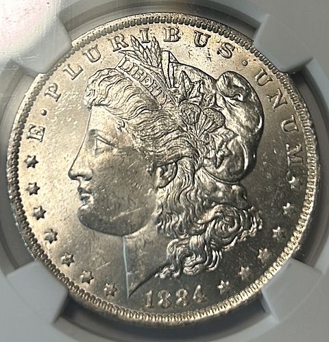 1884 O Morgan Dollars  S-7