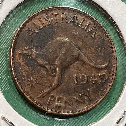 1943 Australia Large 1 Penny