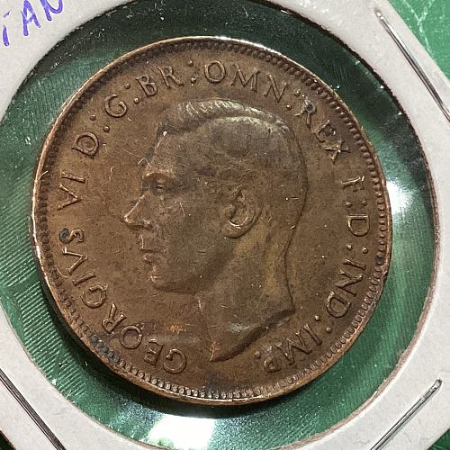 1943 Australia Large 1 Penny