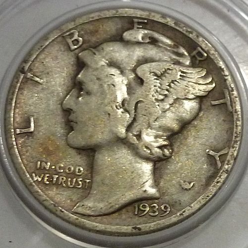 1939-D Very Fine Mercury Dime   ( 220-05)