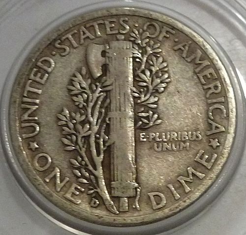 1939-D Very Fine Mercury Dime   ( 220-05)