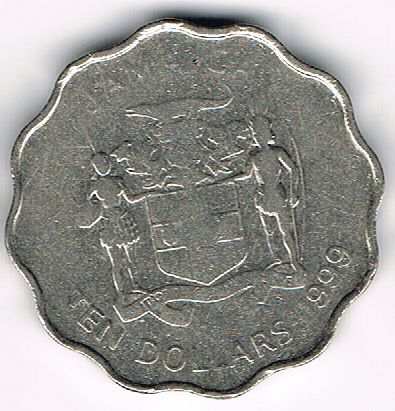 10 Dollars, Jamaica, 1999