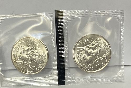 2006 P and D Nevada state quarters in orig US Mint cello