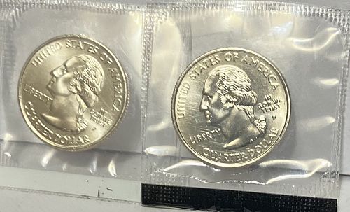 2006 P and D Nebraska state quarters in orig US Mint cello