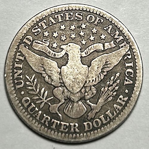 1912 Barber Quarters Early Silver Quarters 1234