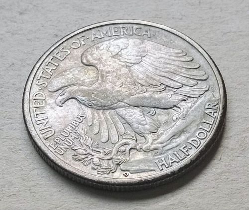 1943 D Walking Liberty Half Dollar • .900 Silver • Nice Toning • CH AU  *wl433