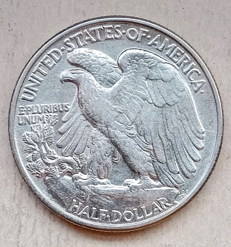 1946 Walking Liberty Half Dollar • .900 Silver • Flashy Luster • AU  *wl464
