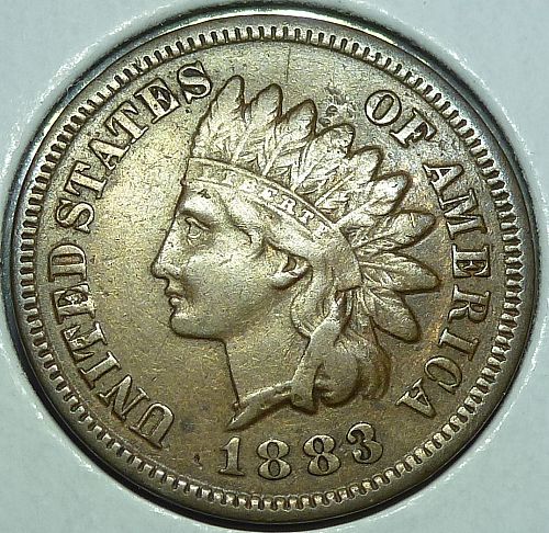 1883 Indian Cent Grades EXTRA FINE  (400-11)