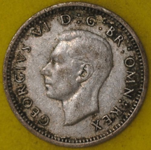 1938 Great Britain Threepence VF