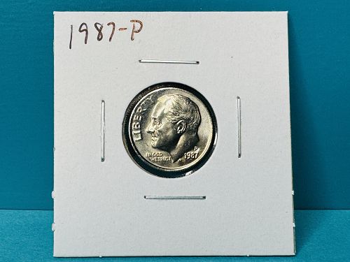 1987-P Roosevelt Dime