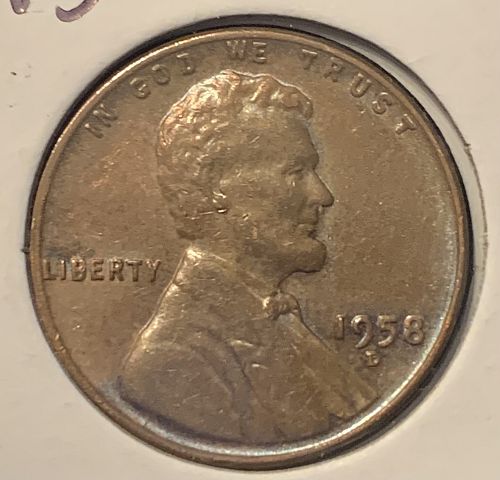 1958 D WHEAT PENNY RPM001 D/D/D SOUTH SERIFS VF COND BIN 10.00