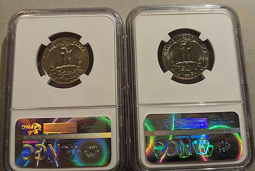 1967 SMS Washington Quarter MS-67