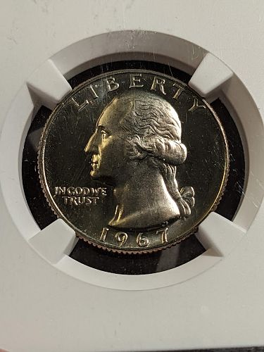 1967 SMS Washington Quarter MS-67