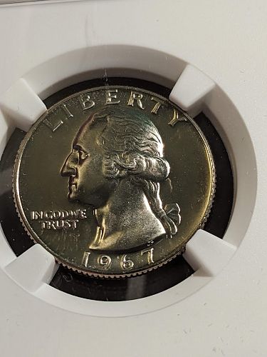 1967 SMS Washington Quarter MS-67