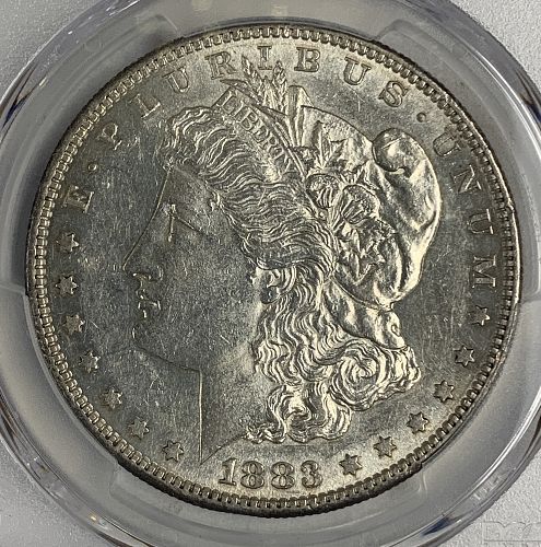 1883-S Morgan Silver Dollar AU53 PCGS (8006)