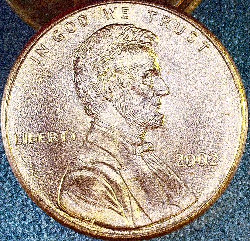 2002 P Lincoln Memorial Cent Gem Brilliant Uncirculated (Red)