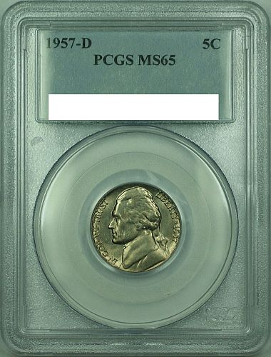 1957-D Jefferson Nickel MS65 PCGS