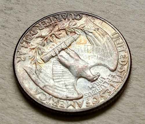 1942 Washington Quarter • .900 Silver • Nice Toning • AU  *wq421