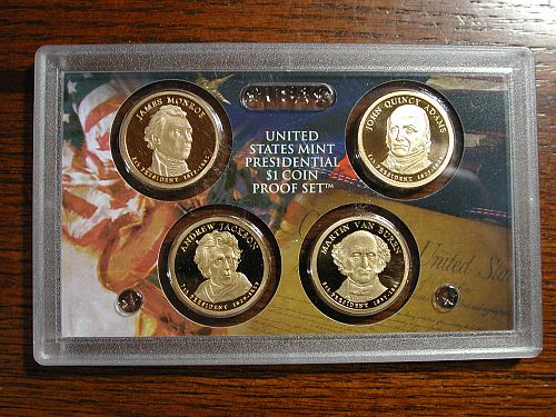 2008s U.S.A. Mint Presidential 1.00 coin proof set NICE