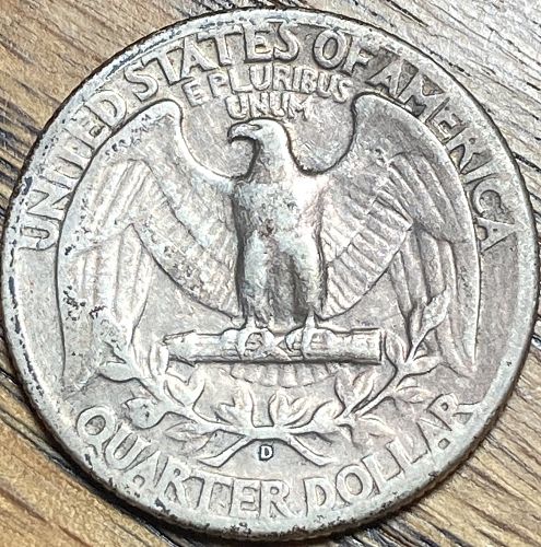 1944D Washington quarter in VERY FINE condition