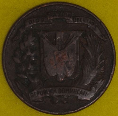 1944 Dominican Republic Centavo VG