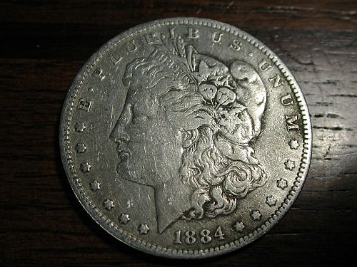 1884s Morgan Silver Dollar Nice