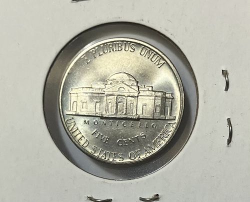 1980 D Jefferson nickel from mint set