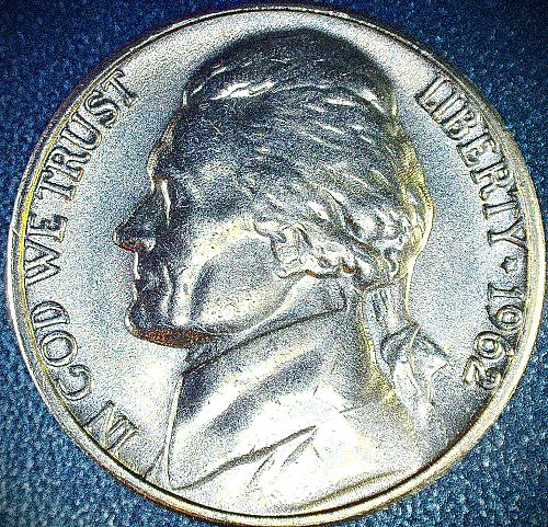 1962 P Jefferson Nickel Gem Brilliant Uncirculated