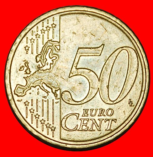 Ⰶ NETHERLANDS (2002-2024): LUXEMBOURG ★ 50 EURO CENTS 2010 NORDIC GOLD! HENRY (2000-)