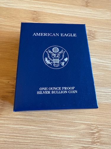 2005 American Silver Eagle Proof - OGP w. COA - **NO CAPSULE OR COIN**