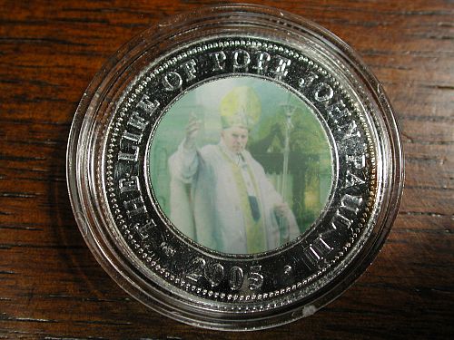 2005 The Life of Pope John Paul II Token NICE