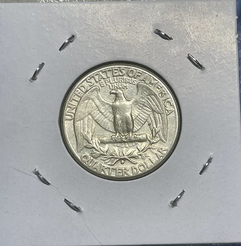 1935-S Washington Silver Quarter - High Circulated F/VF Condition